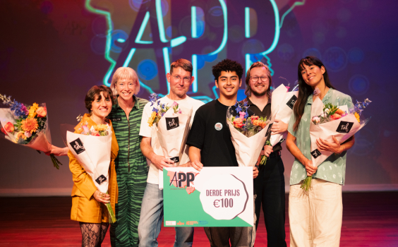 winnaar met jury