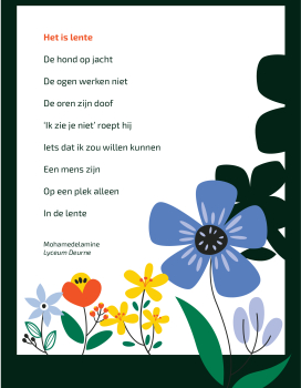 Het is lente
