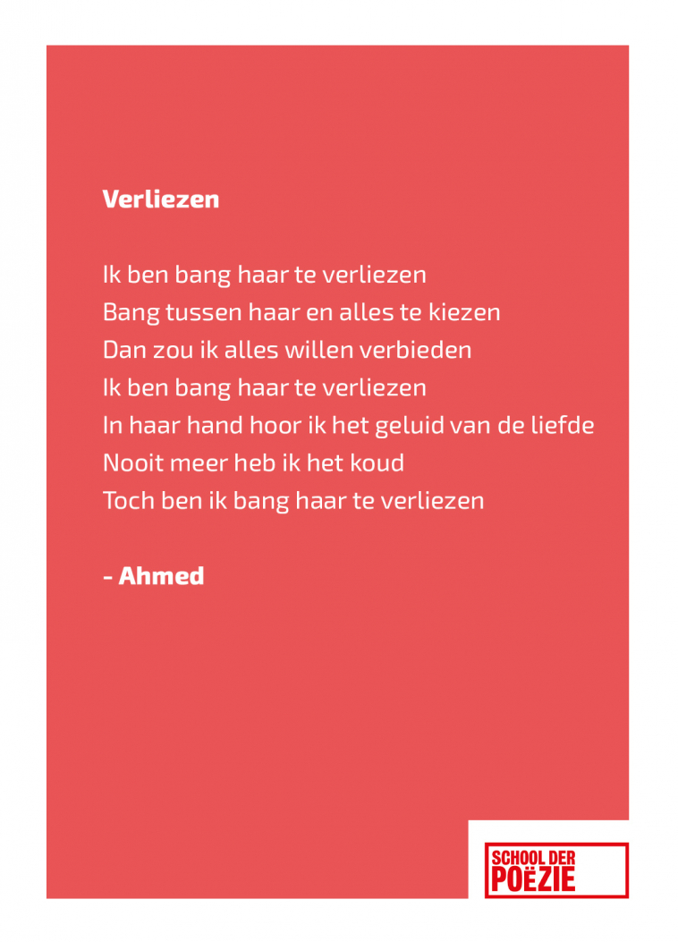 gedicht verliezen van Ahmed
