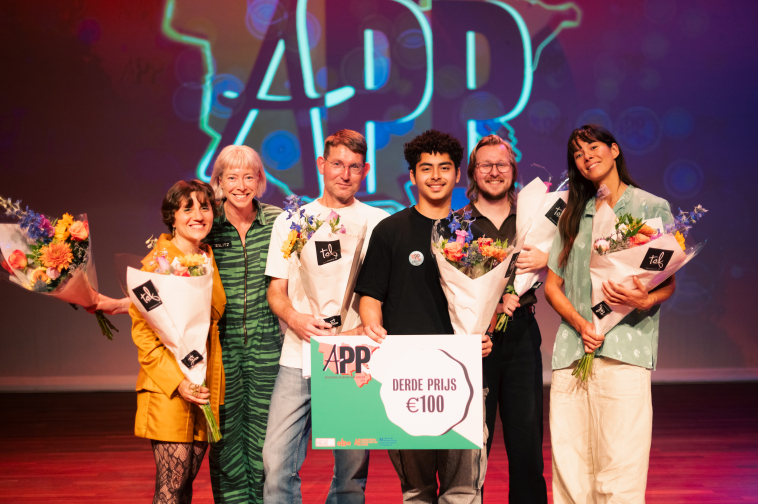 winnaar met jury