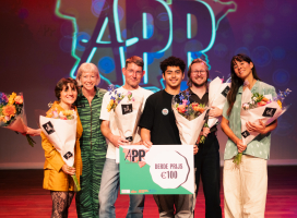 winnaar met jury